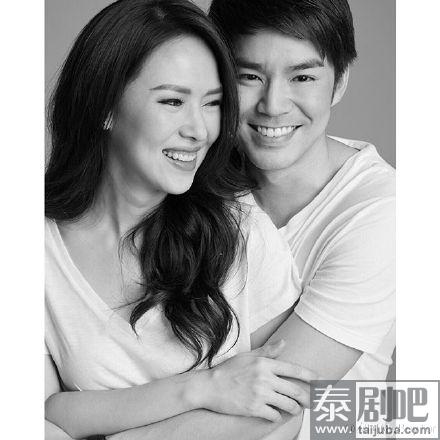 泰星Beam和女友未婚妻Aoy结婚照