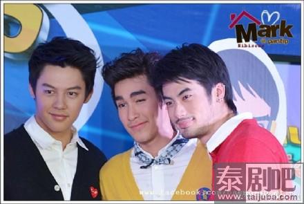 泰星Mark, Nadech和Boy七年前的照片