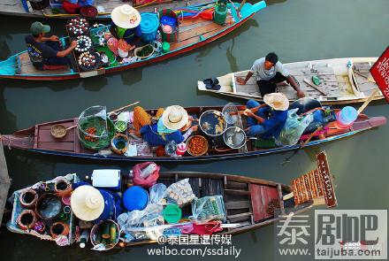 泰国旅游：知名水上市场