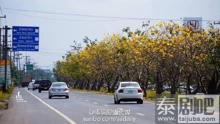 泰国旅游:泰国那空那育府境内公路美景不断