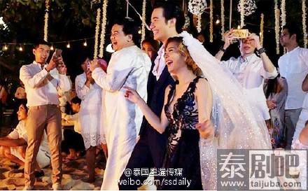 泰星徐志贤与gubgib大婚普吉海边party照