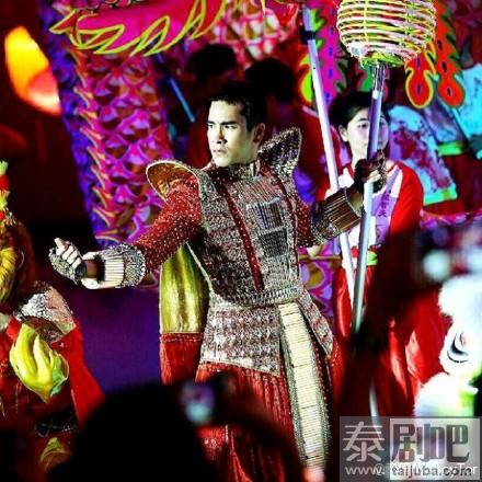 泰星Nadech参加中国春节活动现场照