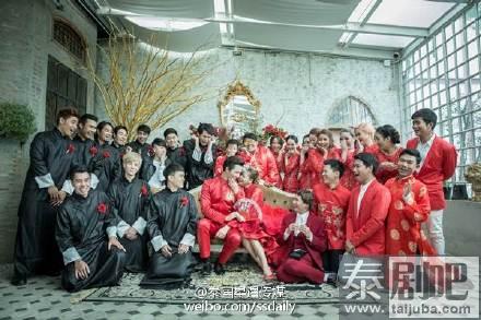 泰星徐志贤与Gubgib中国风婚礼现场照