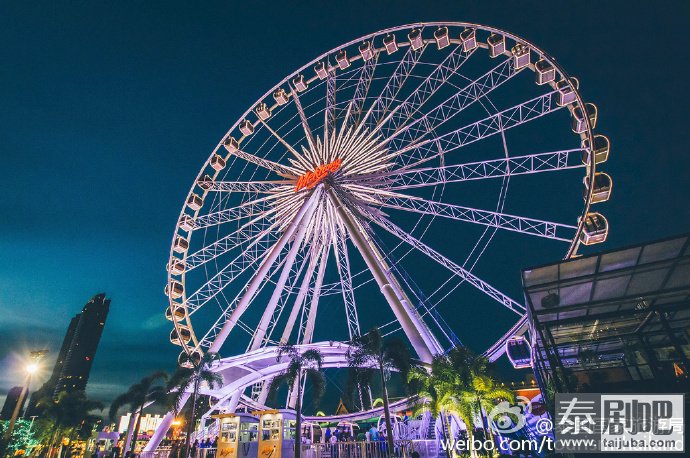 曼谷河畔摩天轮夜市Asiatique the Riverfront