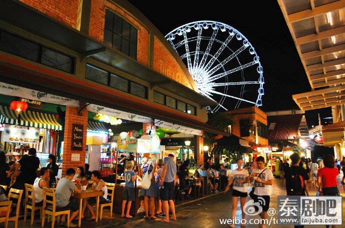 曼谷河畔摩天轮夜市Asiatique the Riverfront