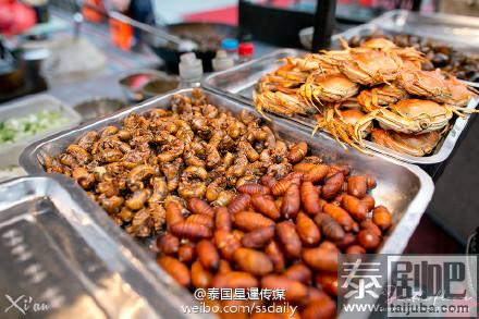 泰国曼谷街边美食