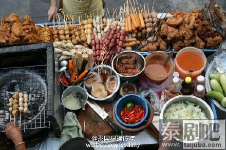 泰国曼谷街边美食