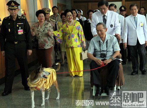 泰王普密蓬与爱犬通丹