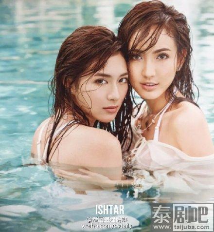 泰国CH3台美女泰星Mew和Taew合体写真