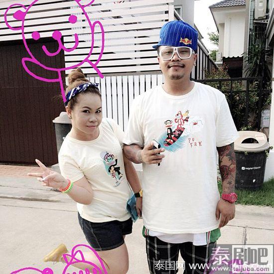 泰星Tukkie与男友Bubu圣诞完婚