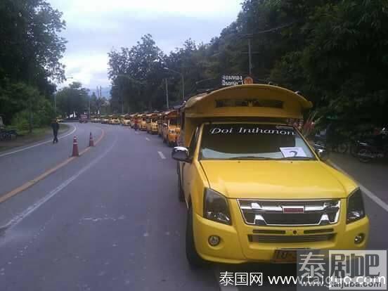 清迈因他农山国家公园开通黄色双条车 带你领略因他农山美景