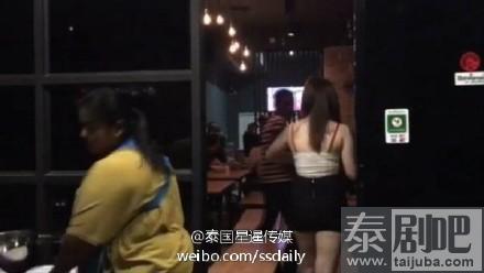 泰国清迈性感美女陪吃粉店铺