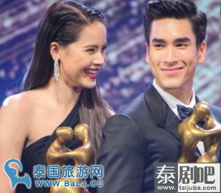 泰星Nadech与Yaya分获最具人气男女艺人奖