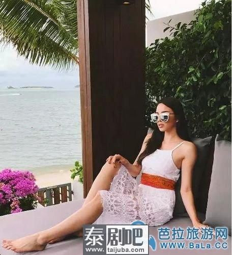 泰国女神导师Bee与学员海边度假大晒美图