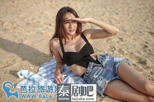 辣妈Benze身材依旧性感似少女 海边大秀好身材