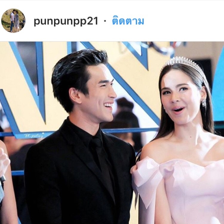 泰星Nadech和Yaya甜蜜同框